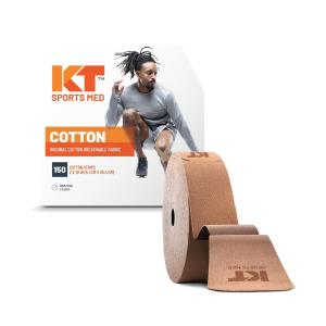 KT Tape Original Cotton Kinesiology Beige 20 Precut Strips