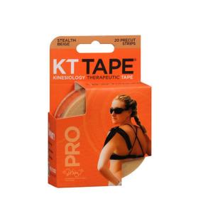 KT Tape Kinesiology Therapeutic Pro Strips Stealth Beige