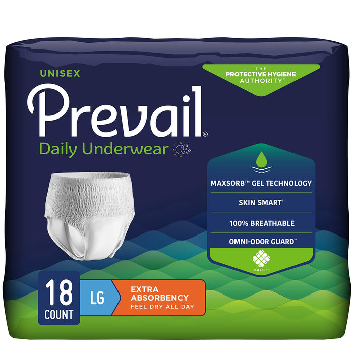 Prevail Extra Underwear Large 44"-58" - (case 4X18)