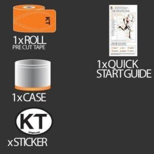 KT Tape Fabrication Enterprises PRO/Uncut, 2" X 16', Jet Black