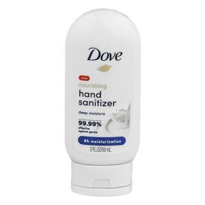 Dove Hand Sanitizer, Nourishing, Deep Moisture 2 Oz