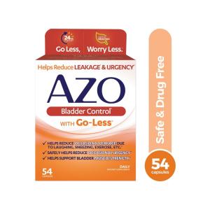 AZO Bladder Control With Go-Less Daily Supplement, Capsules, 54ct