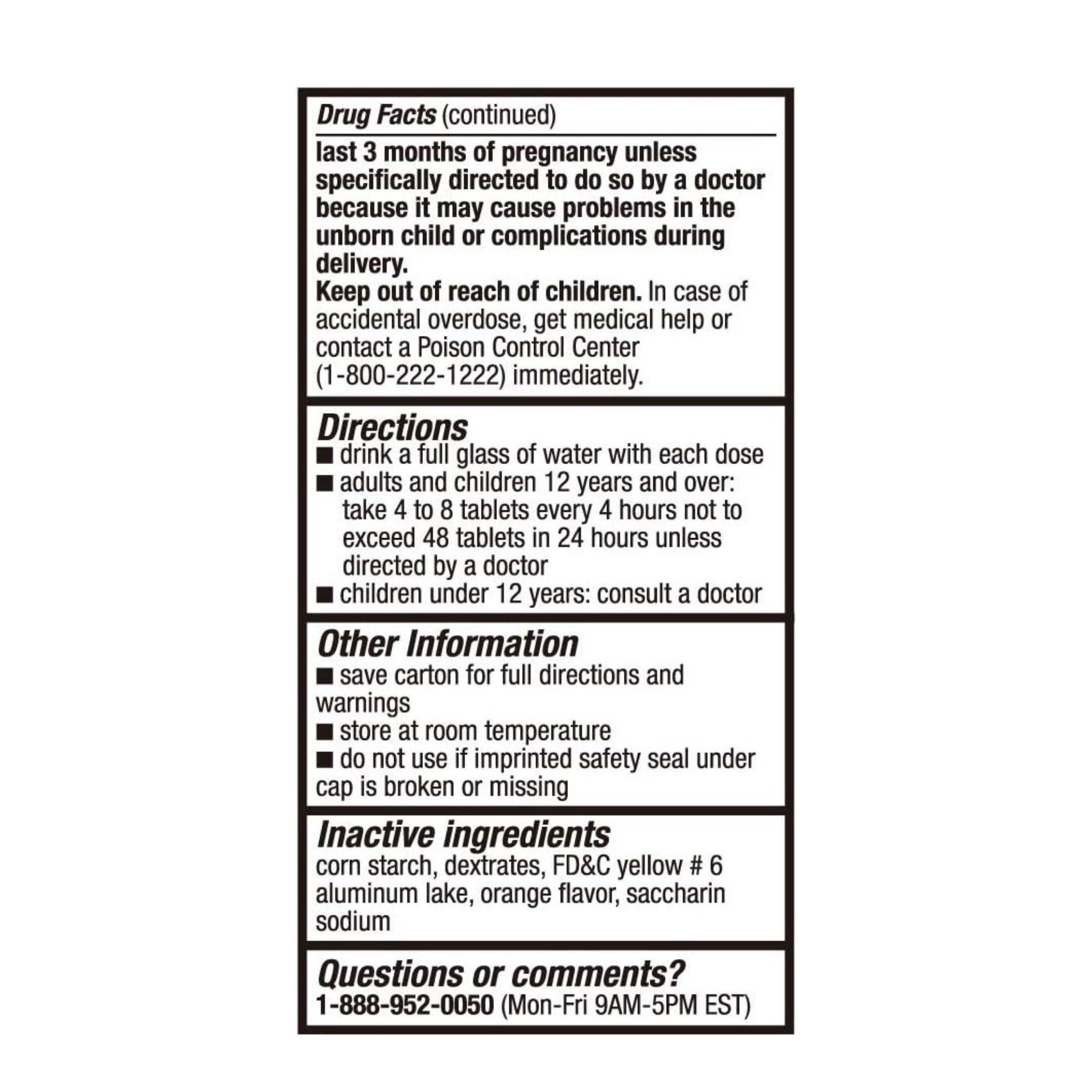 HealthA2Z A2 Aspirin, Low Strength, 81 Mg, Chewable Tablets, Orange Flavor