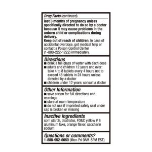 HealthA2Z A2 Aspirin, Low Strength, 81 Mg, Chewable Tablets, Orange Flavor