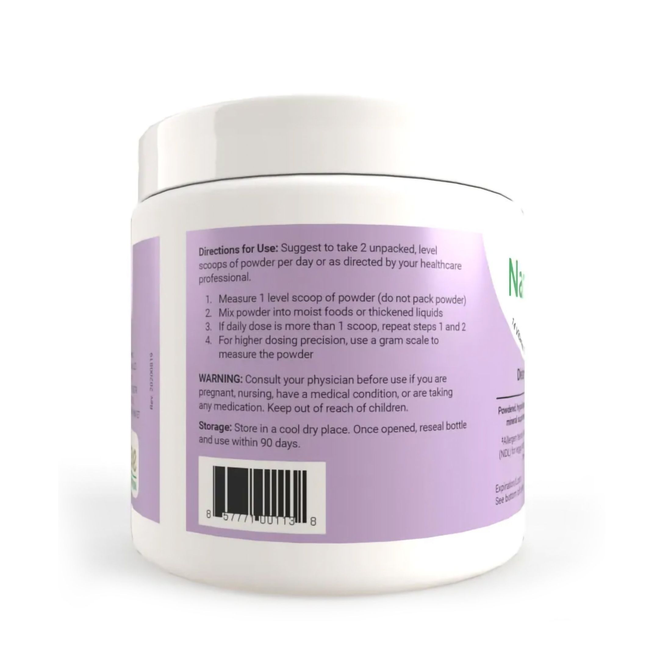 Solace Nutrition NanoVM 1 – 3 Years Pediatric Oral Supplement, 275 Gram Jar