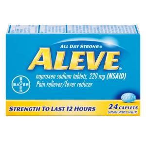 Aleve PM Caplets With Naproxen Sodium, 220mg (NSAID) Pain Reliever/Fever Reducer/Sleep Aid