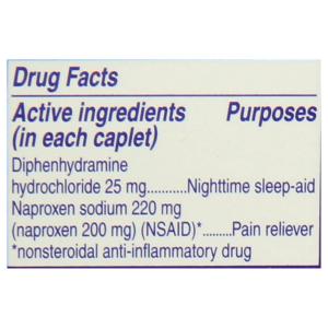 Aleve PM Pain Reliever/Nighttime Sleep Aid, Caplets