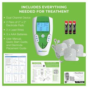 AccuRelief Dual Channel TENS Therapy Electrotherapy Pain System