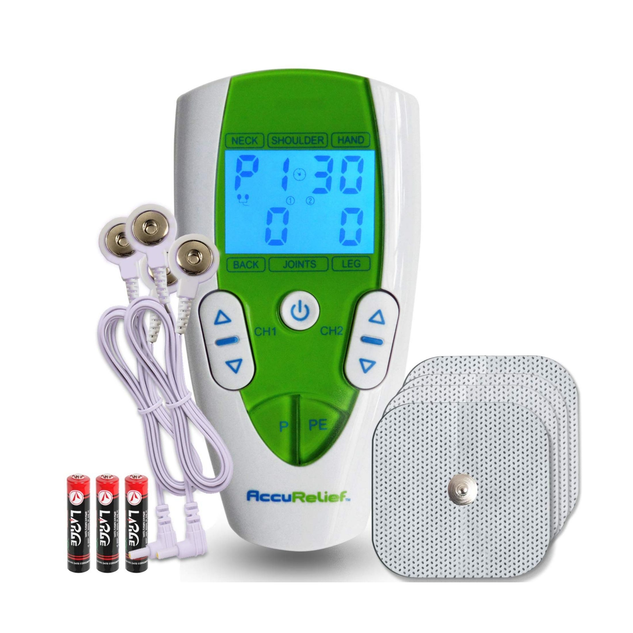 AccuRelief Dual Channel TENS Therapy Electrotherapy Pain System