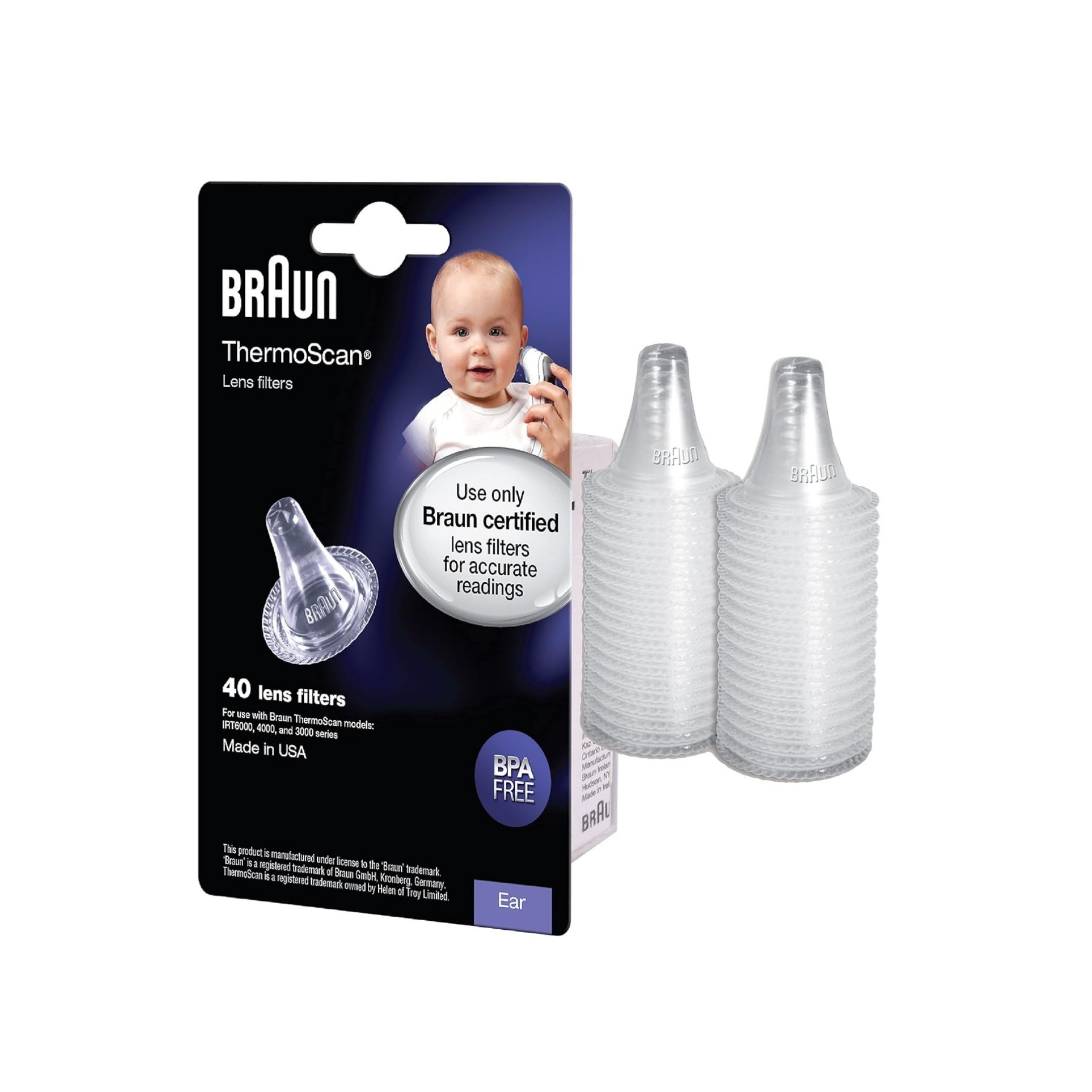 Braun ThermoScan Ear Thermometer Lens Filters