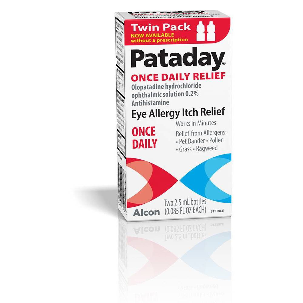 Pataday Once Daily Eye Allergy Itch Relief Twin Pack Drops - 2pk