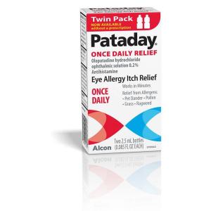 Pataday Once Daily Eye Allergy Itch Relief Twin Pack Drops - 2pk