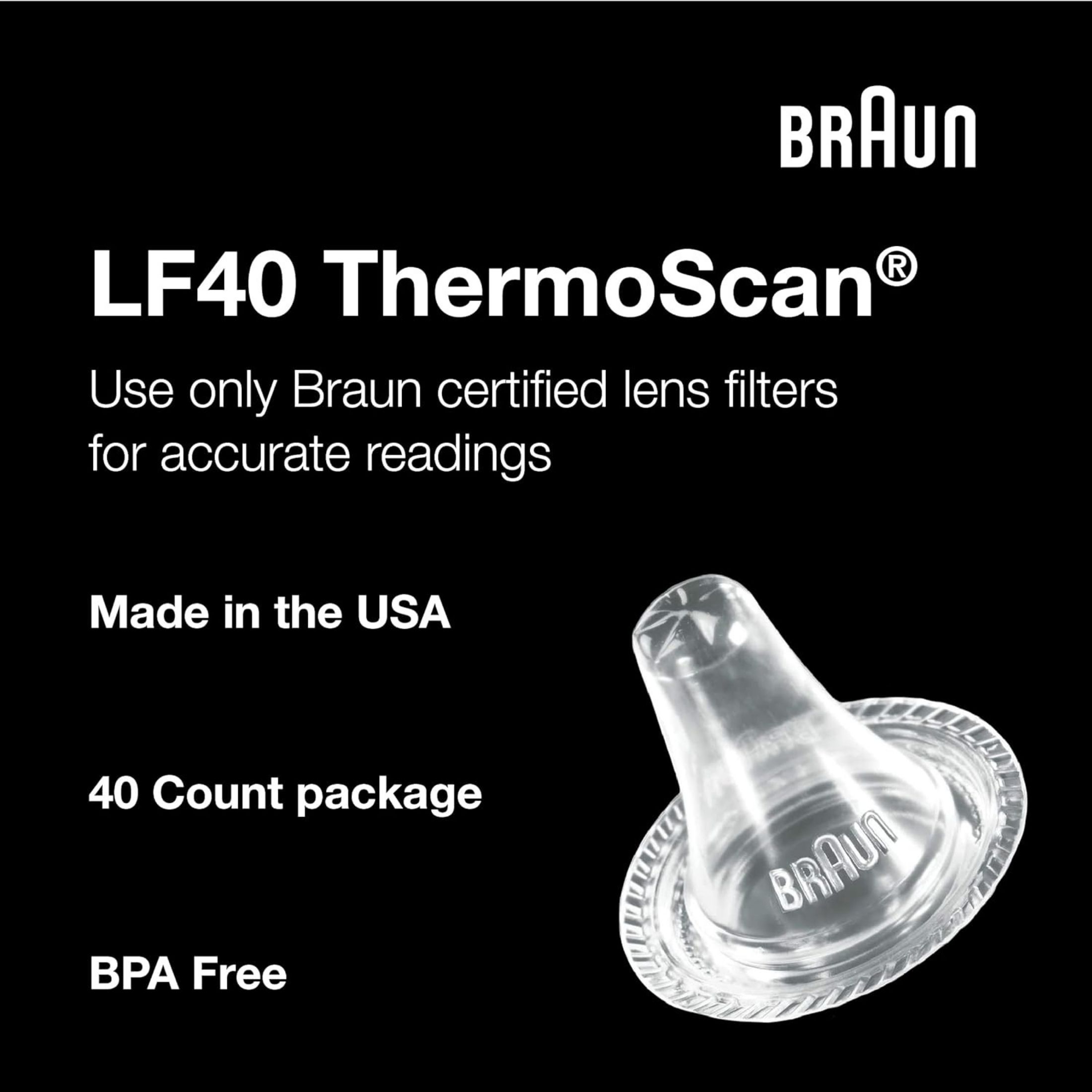 Braun ThermoScan Ear Thermometer Lens Filters