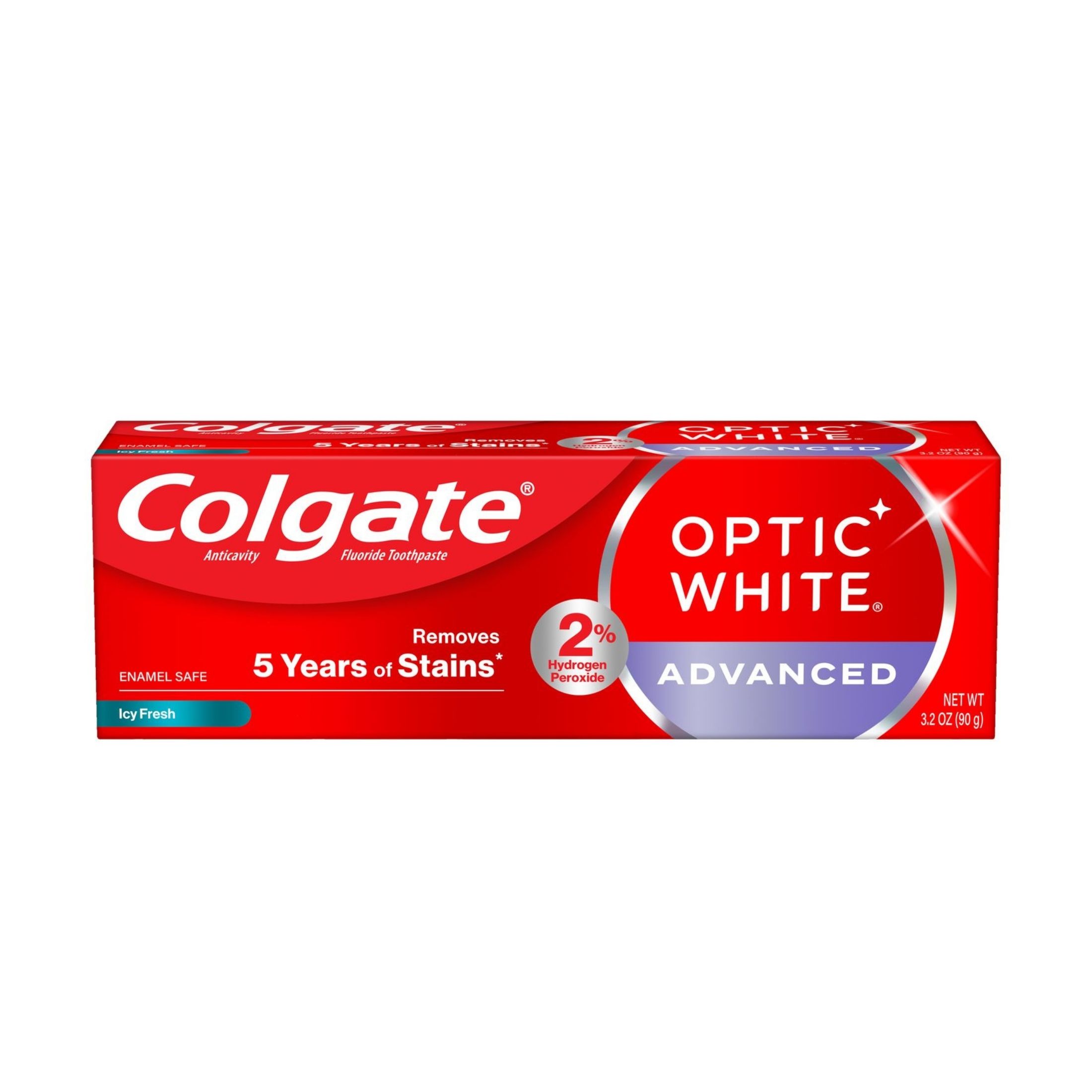 Colgate Optic White Anticavity Fluoride Toothpaste Icy Fresh