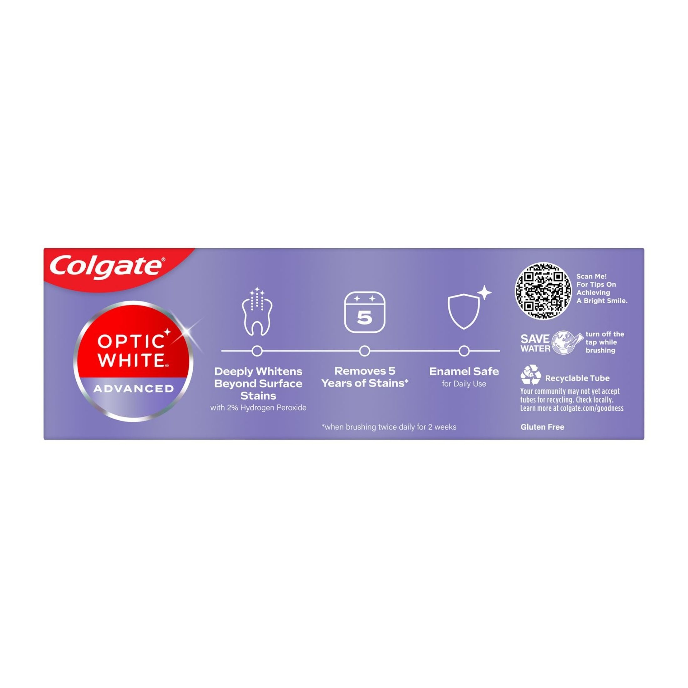 Colgate Optic White Anticavity Fluoride Toothpaste Icy Fresh