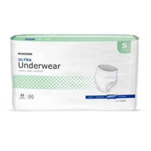 Ultra McKesson Heavy Absorbency Underwear, Small, 88/CS
