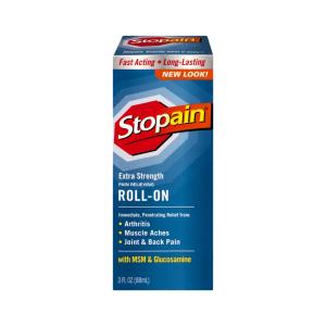Stopain Extra Strength Pain Relief Roll-On, 3 Ounce