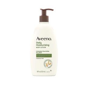 Aveeno Body Lotion, Daily Moisturizing, Fragrance Free 18 Fl Oz