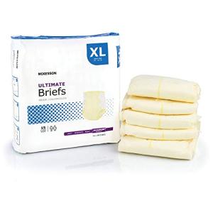 McKesson Unisex Adult Incontinence Brief x-Large Disposable Heavy Absorbency, 60 EA/CS