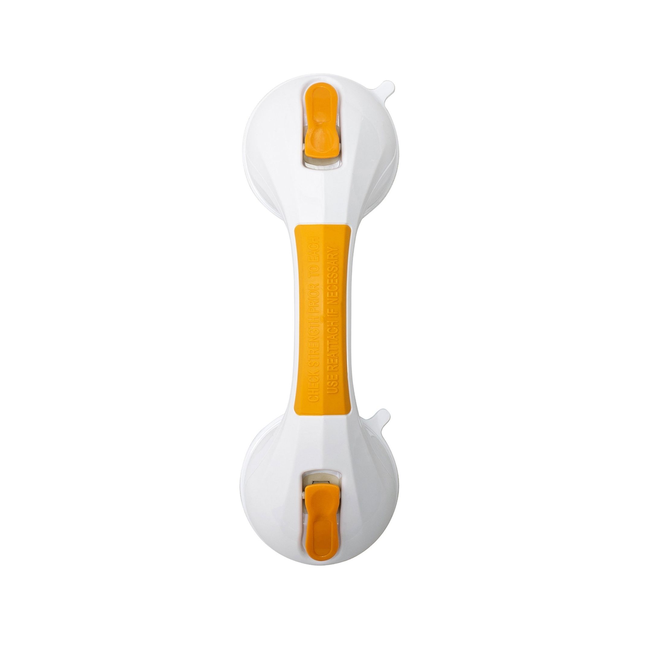 McKesson White / Yellow Plastic Suction-Cup Grab Bar 1103365