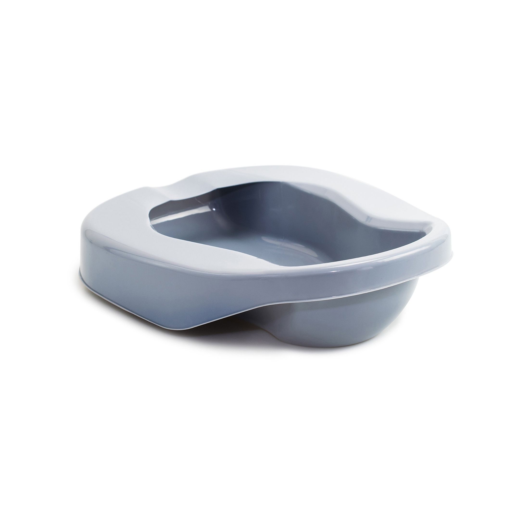 McKesson Contoured Bedpan 4-1/4 Inch Polyethylene Gray 1 Each 146-RTLPC23212