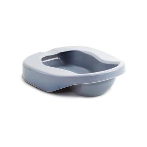 McKesson Contoured Bedpan 4-1/4 Inch Polyethylene Gray 1 Each 146-RTLPC23212