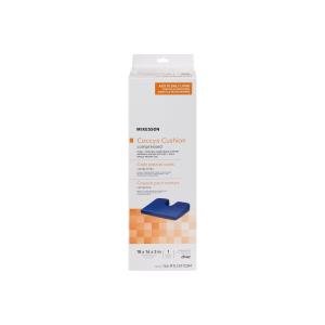 McKesson Coccyx Support Seat Cushion - Blue 18 W X 14 D X 3 H In