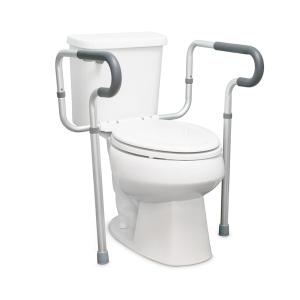 McKesson Toilet Safety Rail, Gray Aluminum MK