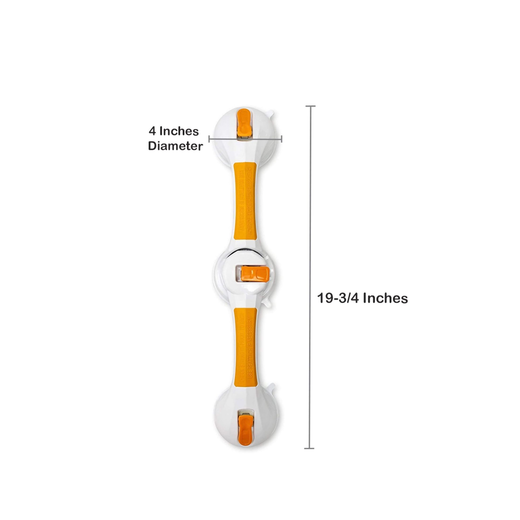 Mckesson Rotating Suction-Cup Grab Bar, White