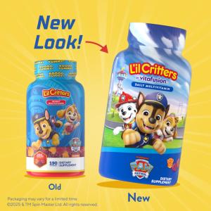 L'il Critters Paw Patrol Complete Multivitamin Gummy, Assorted Fruit Flavor - 190 Gummies