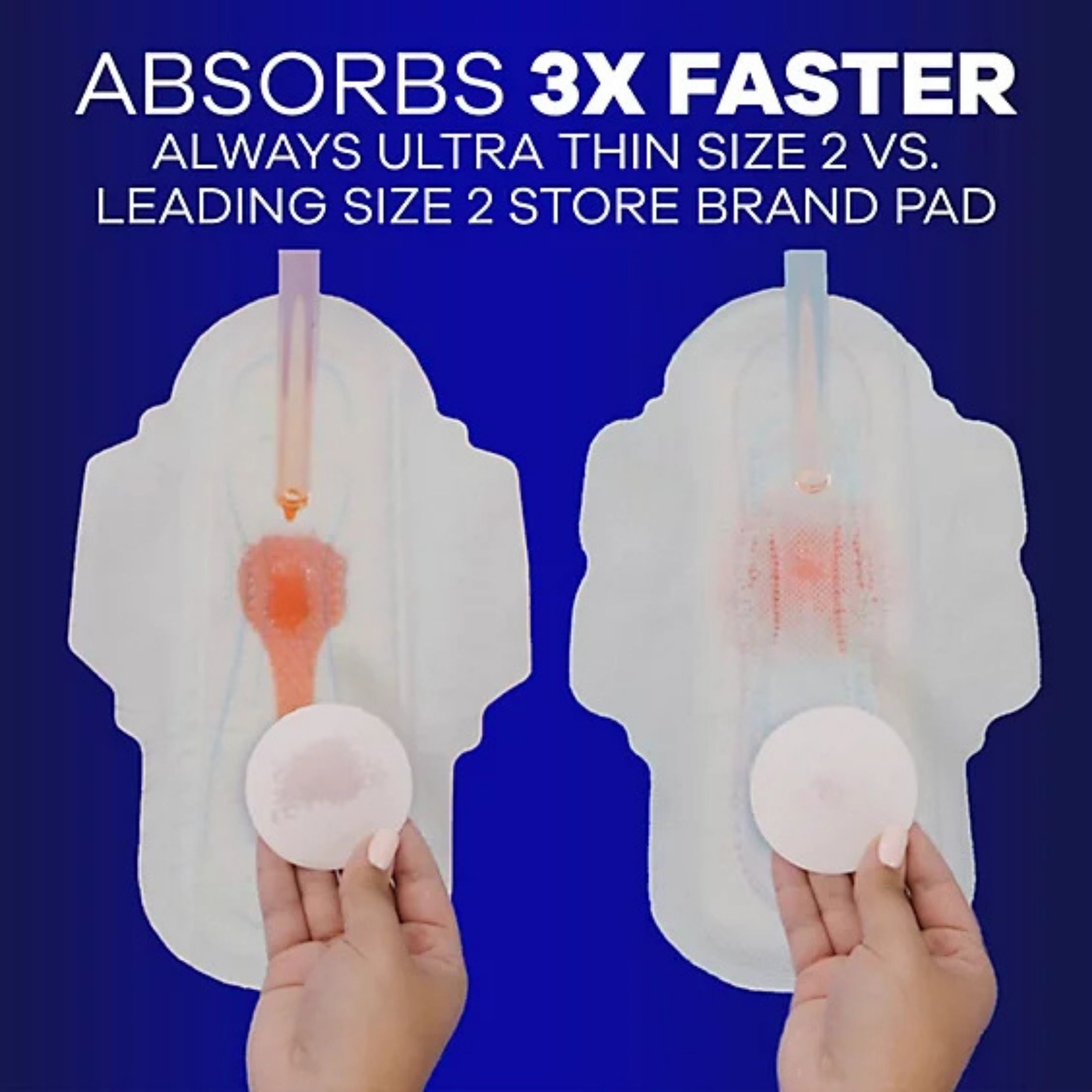 Always Ultra Thin Pads Size 4, Overnight With Wings