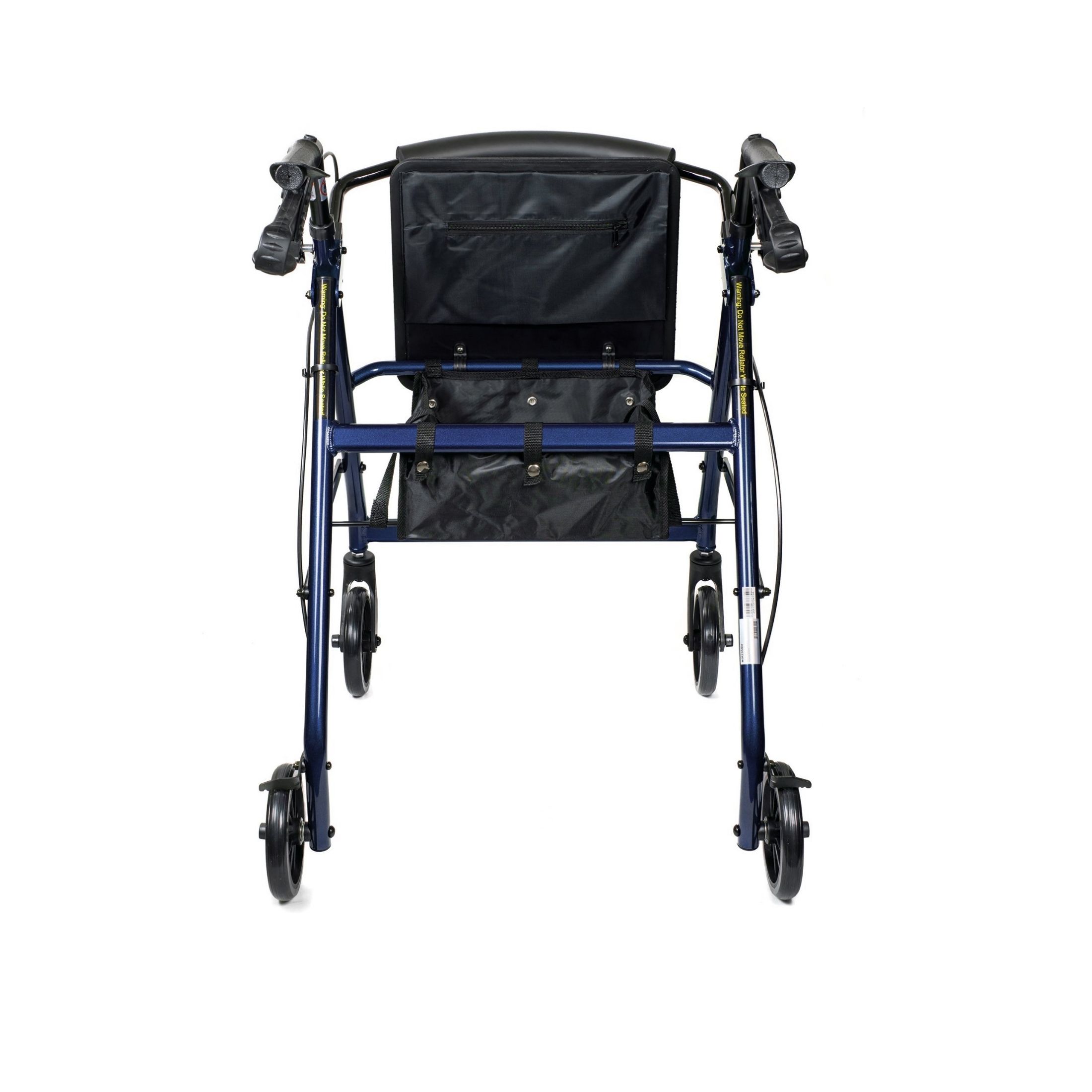 McKesson Rollator Adjustable Height Aluminum 33 To 38 Inch Handle Height 146-R728BL