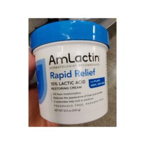 AmLactin Intensive Healing Body AHA Cream - Unscented - 12oz