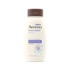 Aveeno Stress Relief Body Wash - Lavender - Fresh Scent - 18 Fl Oz