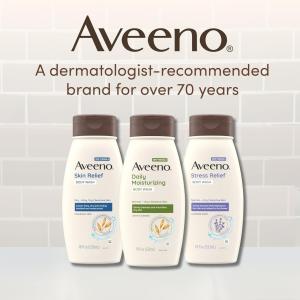 Aveeno Stress Relief Body Wash - Lavender - Fresh Scent - 18 Fl Oz