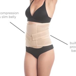UpSpring Shrinkx Postpartum Belly Wrap With Bamboo Charcoal Fiber