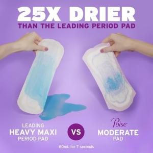Poise Incontinence Pads, Ultimate Absorbency, Long