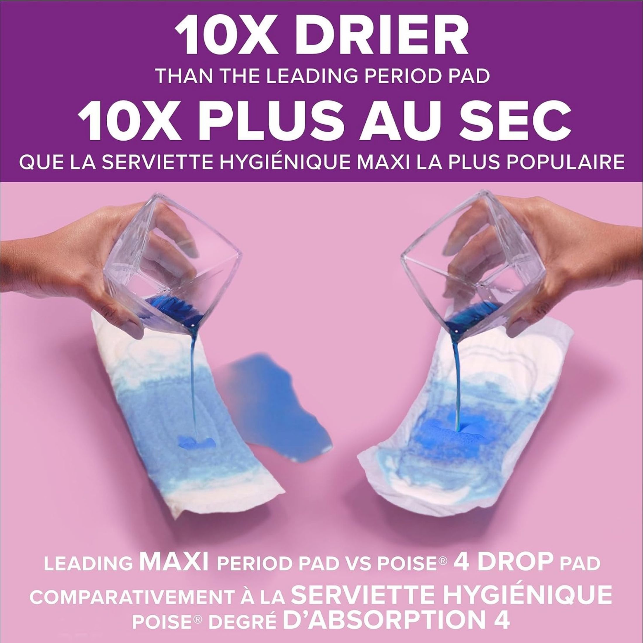 Poise Postpartum Long Incontinence Pads, Maximum Absorbency