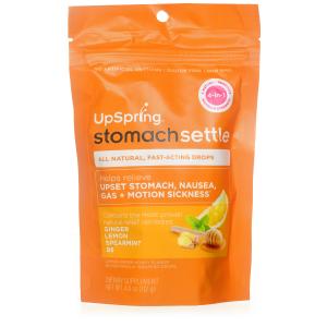 UpSpring Stomach Settle Nausea Relief Drops Lemon, Ginger, Honey