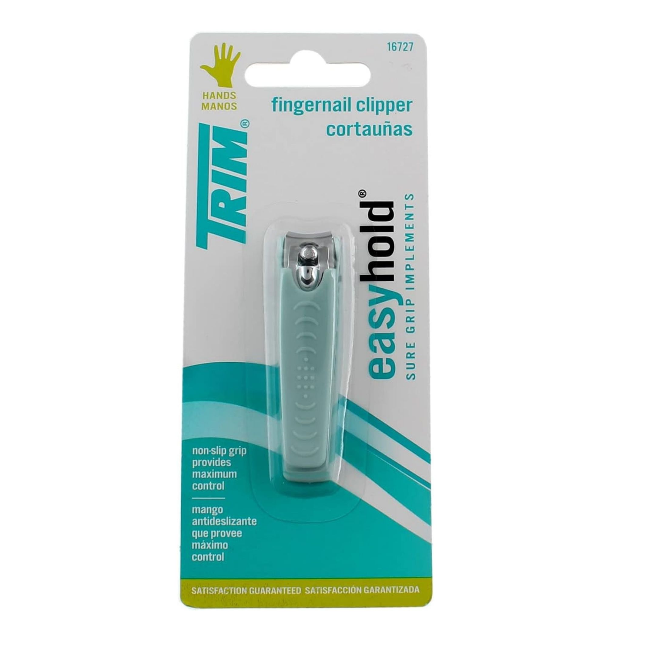 Trim Nail Care Easy Hold Non-Slip Sure Grip Fingernail Clipper