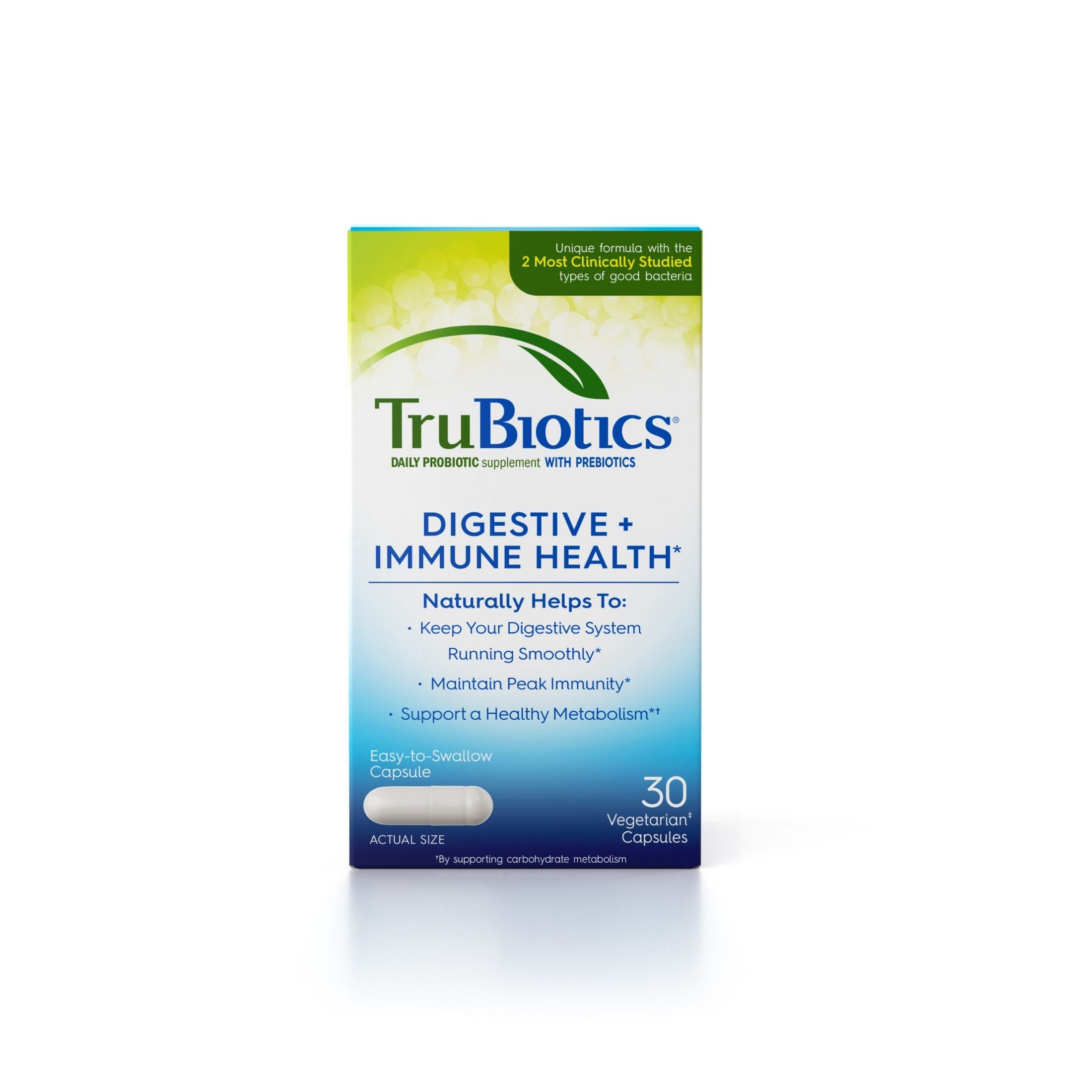 TruBiotics Daily Probiotic Supplement Capsules