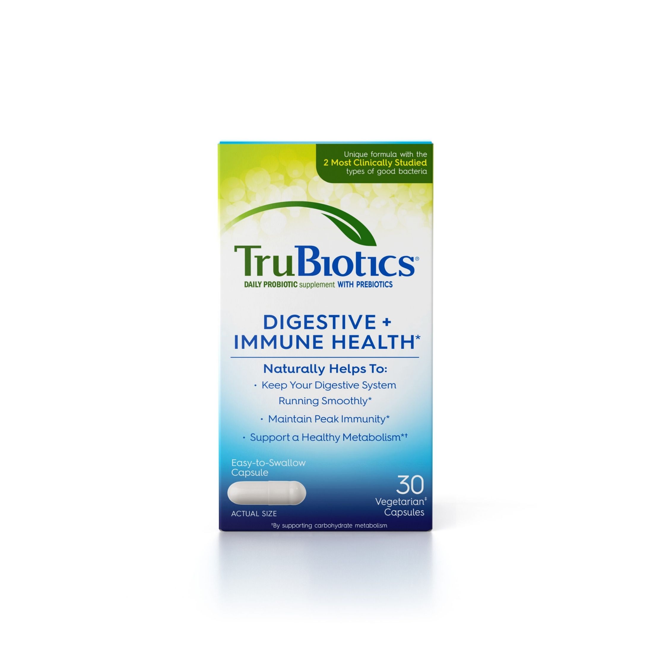 TruBiotics Daily Probiotic Supplement Capsules