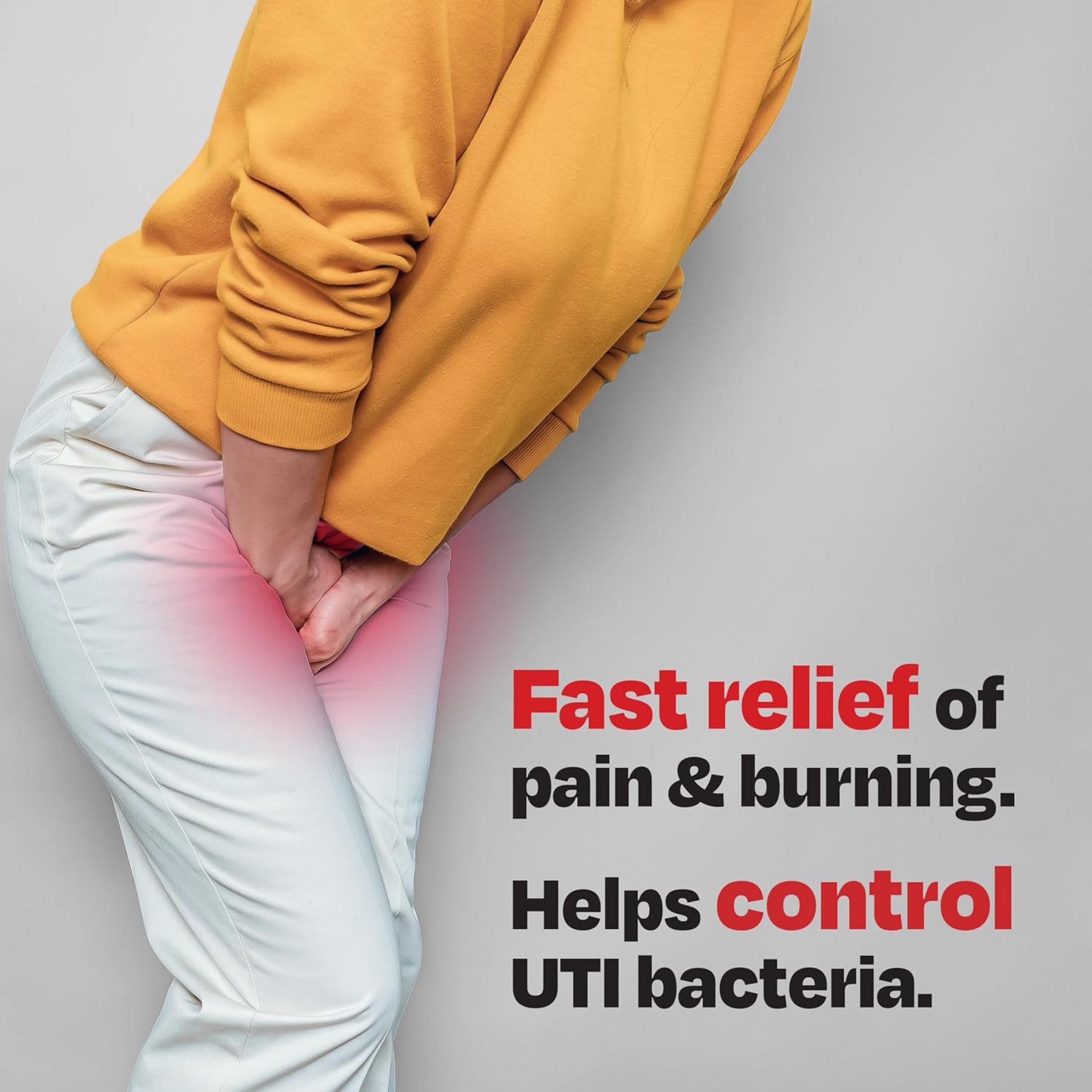 Cystex UTI Bacteria Control Dual Action Pain Relief 48 Tablets