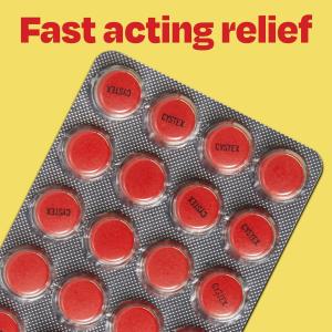 Cystex UTI Bacteria Control Dual Action Pain Relief 48 Tablets