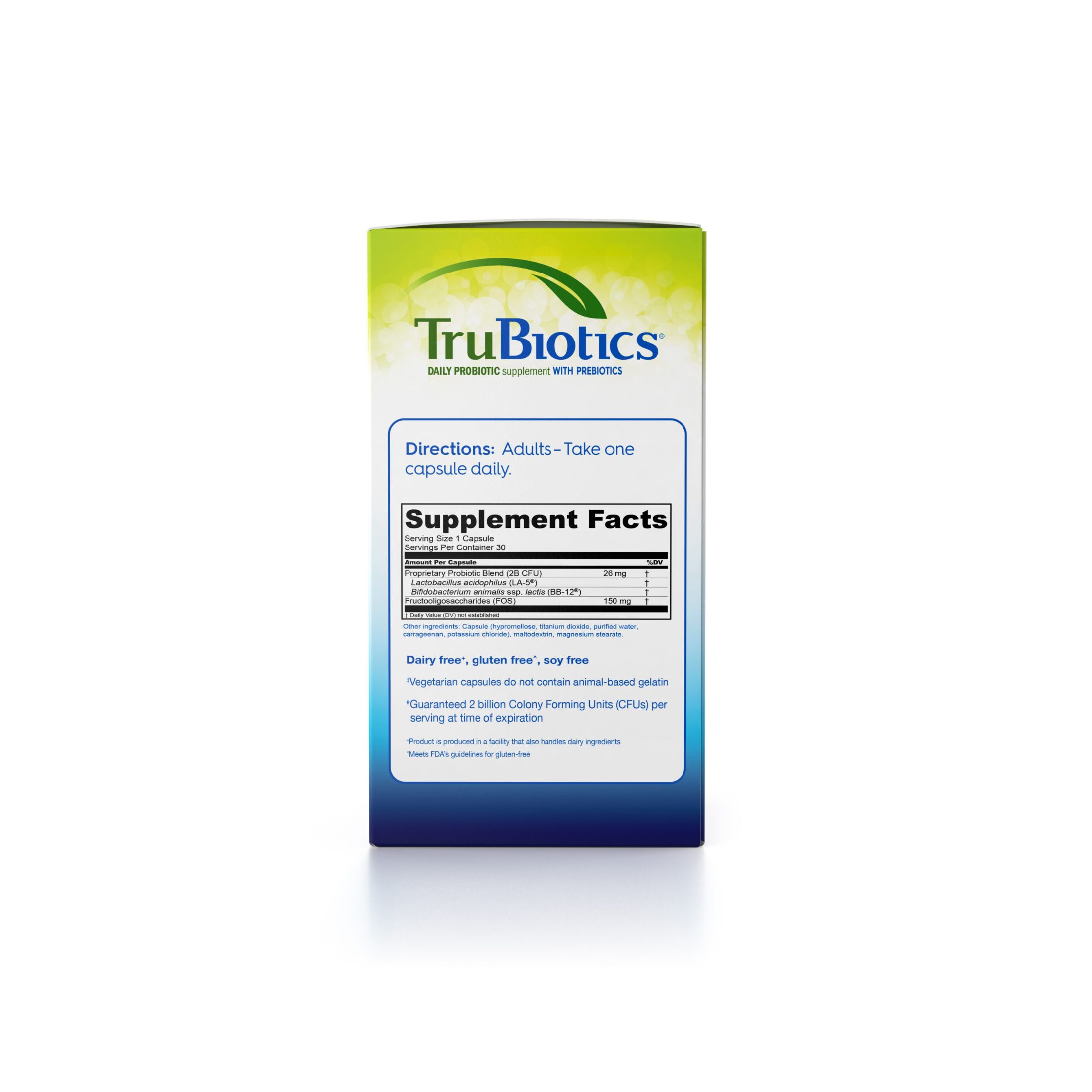 TruBiotics Digestive + Immune Health, Vegetarian Capsules