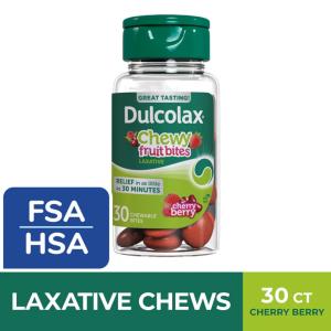 Dulcolax Chewy Fruit Bites For Constipation Relief, Cherry Berry