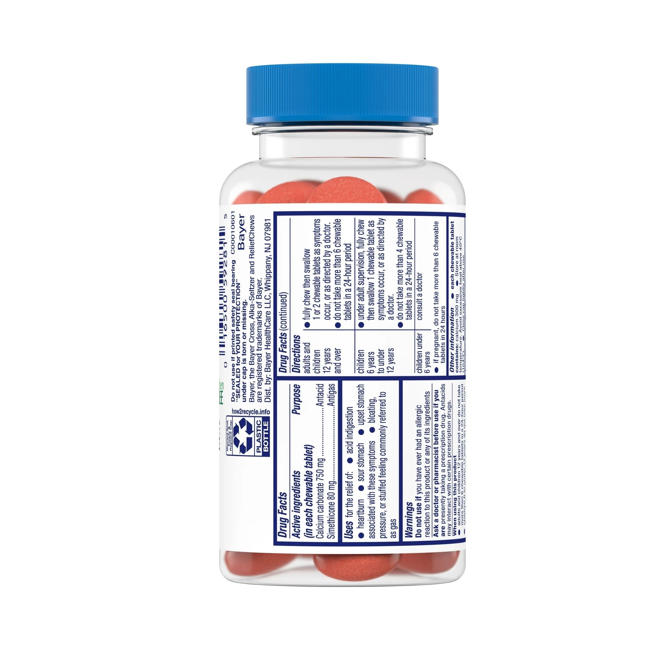 Alka-Seltzer Tummy Relief Chews, Kids, Chewable Tablets, Fruit Punch