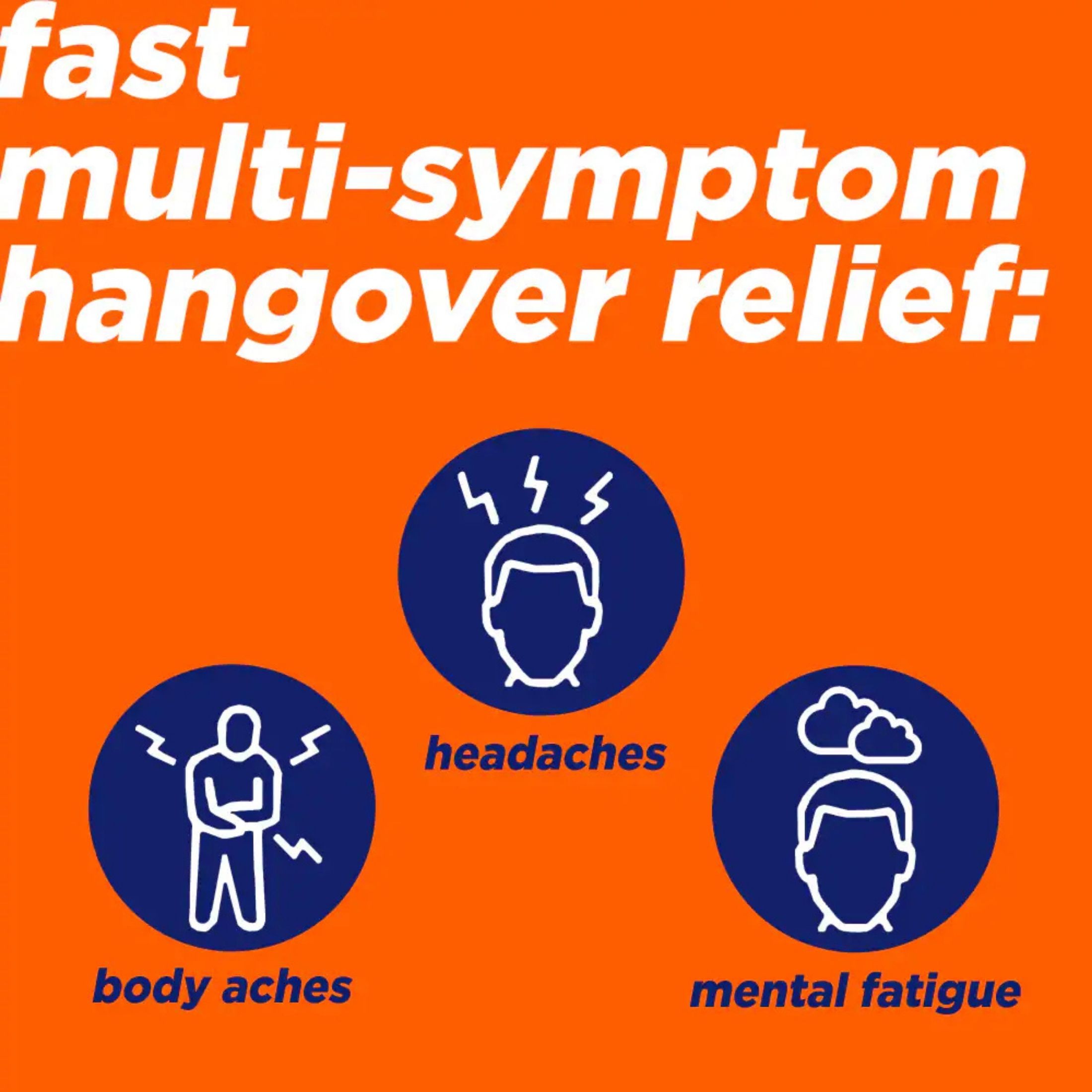 Alka-Seltzer Hangover Relief Orange Fizz Effervescent Tablets