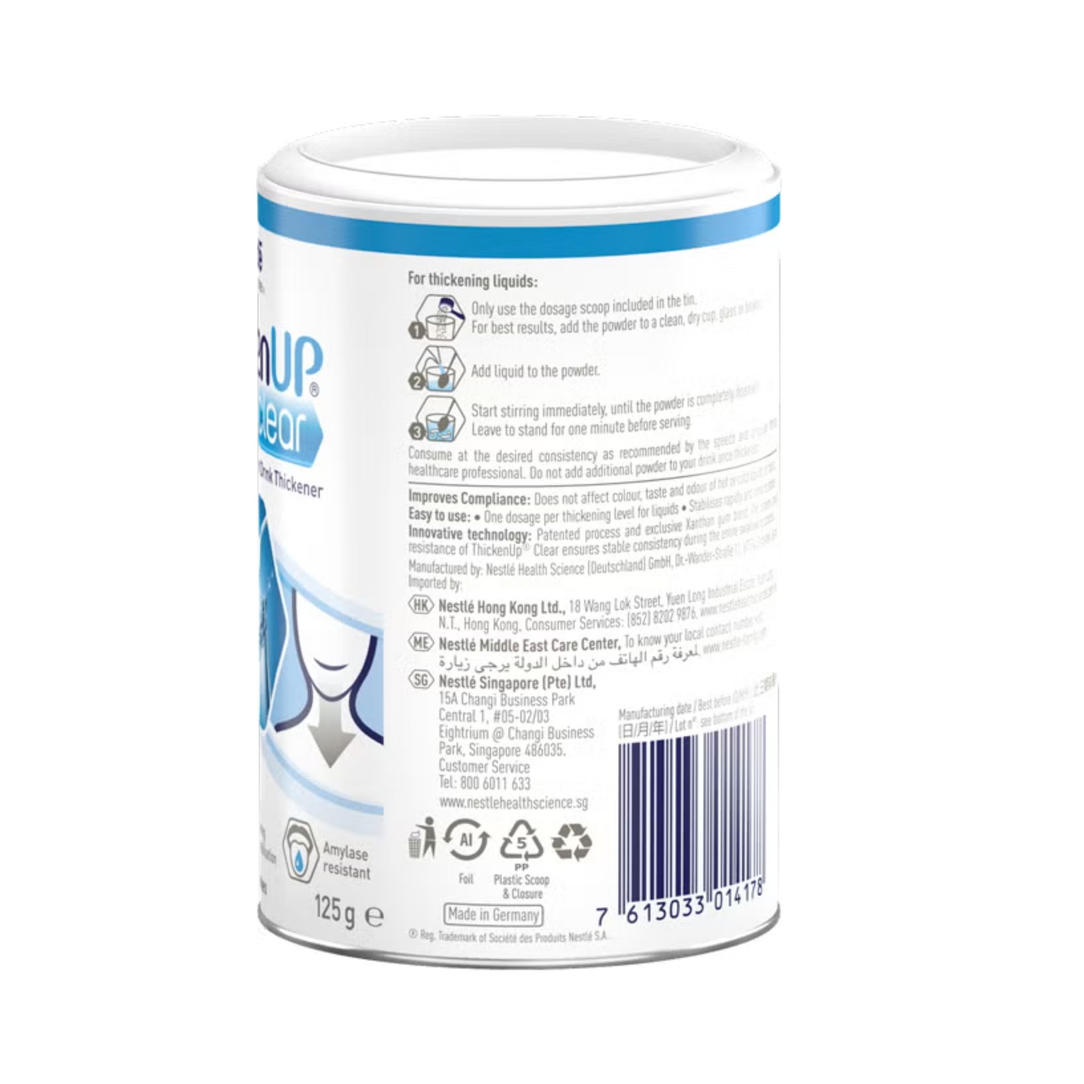 Nestle Health Science Healthcare Nutrition Food And Beverage Thickener