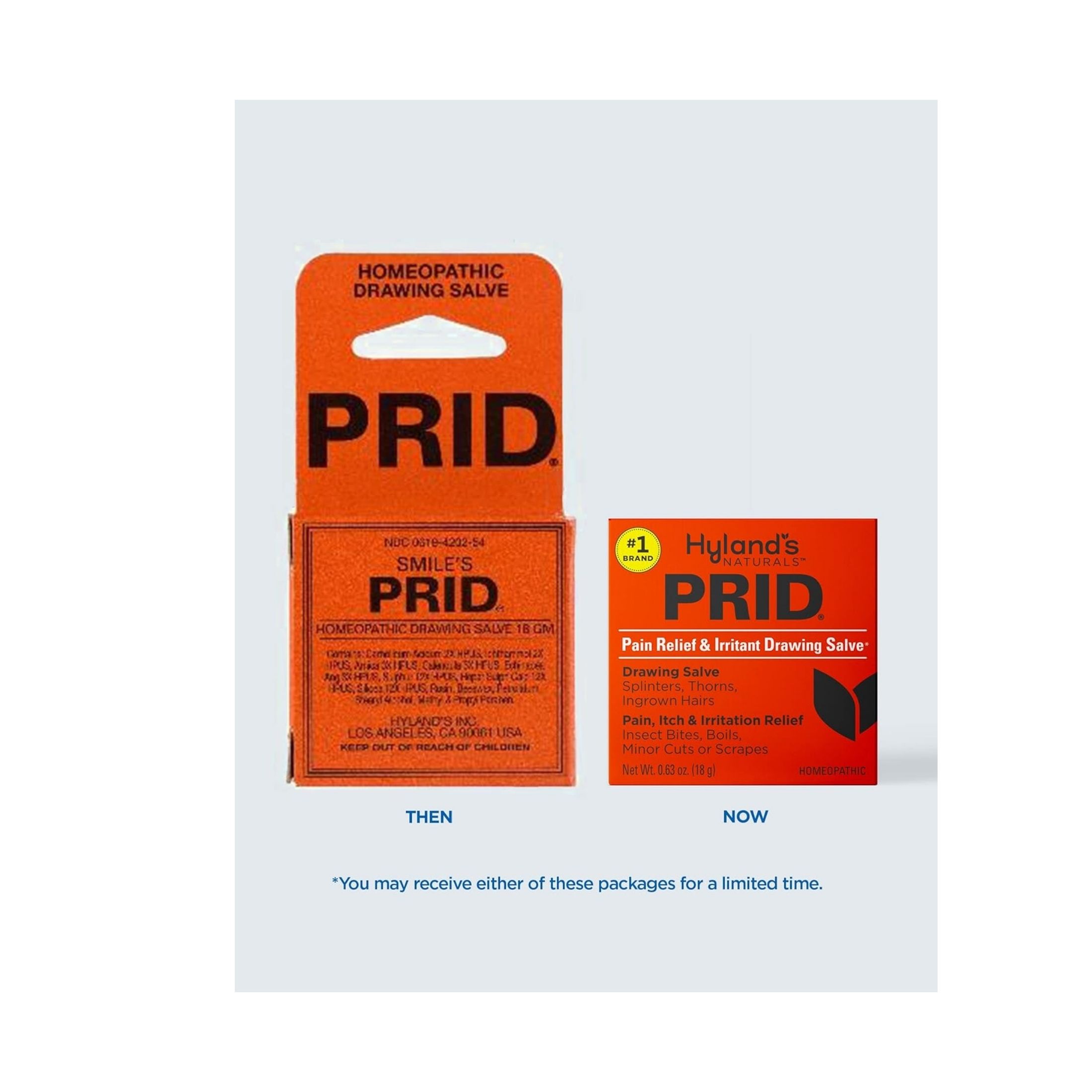 Hyland's Naturals Prid Pain Relief & Irritant Drawing Salve